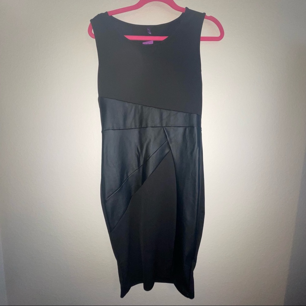 Romacci Vegan Leather Dress! NWT!